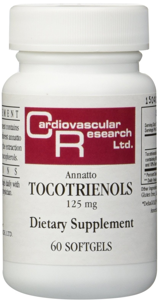 Ekologiczne wzory - Annatto Tocotrienols 125 mg 60 żeli [Zdrowie i Piękno]