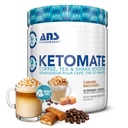 ANS Performance Ketomate Creamer kawy z MCT Oil Powder, Pyszne, Kreamer bezcukrowy na kawę, Tea & Shakes, Perfect Keto Energy Powder, 20 Słupki, 15oz, Karmel Macchiato