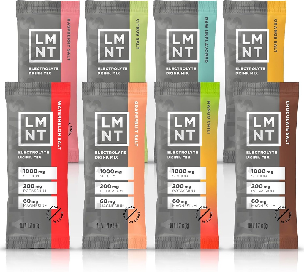 Drink LMNT Zero Sugar Electrolytes - Zestaw próbek 124; Drink Mix