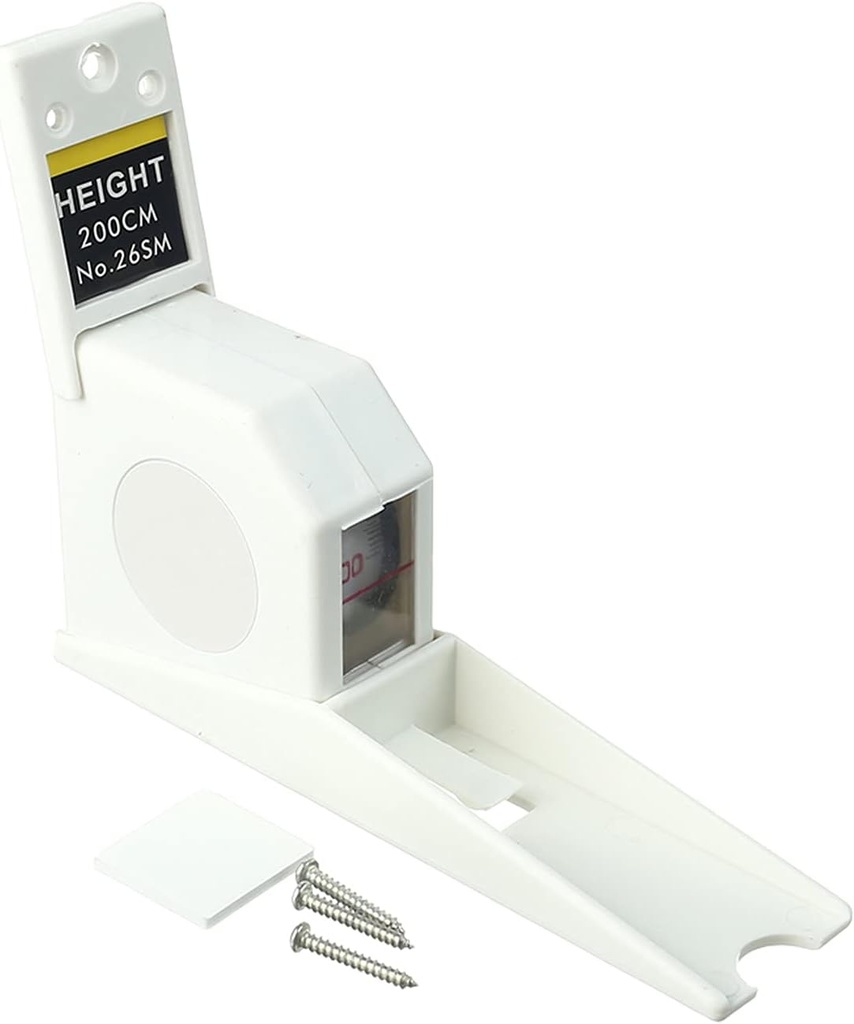 Utoolmart 200cm Wysokość Meter Biały mur Wzniesiony Wysokość Meter Wzrost Ruler CM Metric 1szt