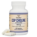 Suplement CDP Cholina (Citicoline), stopień farmaceutyczny, Przetestowane strony trzecie (60 kapsułki 300 mg)