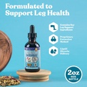 Restavin - Advanced Leg Supplement Supplement - Liquid Delivery for Better Absorption - Witamina C, Żelazo, Walerian, Turmeric, Magnez & More!