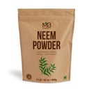 MB Herbals Pure Neem Powder 2 lb Between 124; 32 oz Between 124; 908 Gram Between 124; 100% Pure Wild- Crafted Neem Leaf Powder Between 124; Bardzo Bitter Neem Supplement for Skin Hair & Detox Between 124; Azadirachta Indica