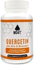 Quercetin & Bromelain z cynkiem - Przeciwutleniacz Wsparcie immunologiczne Zdrowie systemu - Suplement diety - 60 kapsułki 1050 mg Wzory Potent