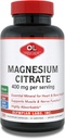 Olympian Labs Magnezu Citrate, 400mg 33 Służenie, Wsparcie Zdrowy system nerwowy, Mięśnie i Kości, 100 Kapsułki