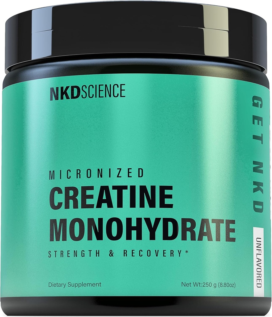 Kreatyna Monhydrat Strona trzecia Tested 50 Sługi micronizowane kreatyna dla siły i odzysku - 5g na Serving - nieflawored