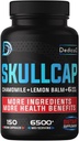 9in1 Supplement Herb Skullcap 5 miesięcy dla zdrowia snu, nastrojów i immunologicznych - 6500mg koncentrat z rumianku, balsam cytrynowy, kwiat namiętności, Ashwagandha & more, Non-GMO, Gluten- Free, 150 Kapsułki wegetariańskie