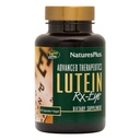 Natury Plus Zaawansowane Terapeutyki Lutein Rx- Eye - 20 mg, 60 Kapsułki wegetariańskie - Eye Function Supplement Supplement Enhanced with Zeaksantyna, Przeciwutleniacz - Gluten- Free - 20 Służenia