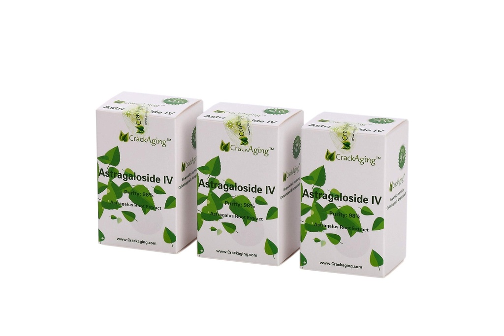 Crackaging Super- Absorpcja Astragalozyd iv 98% 50mg / Cap, Wsparcie immunologiczne 180 Kapsułki wegetariańskie