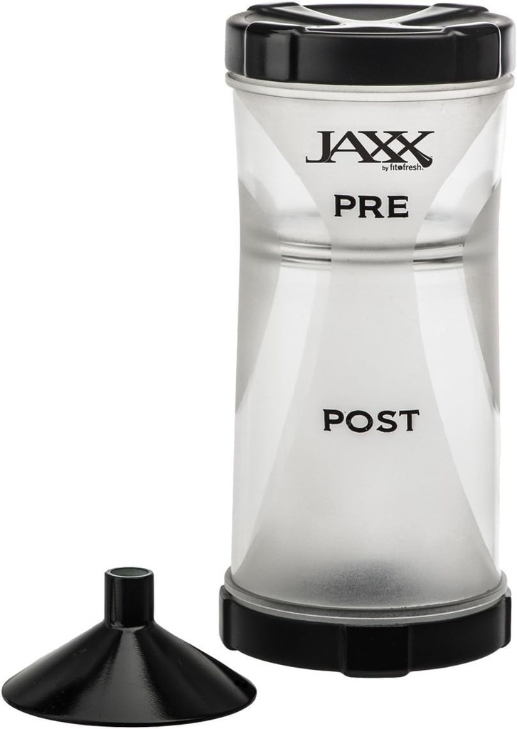 Fit & Fresh Jaxx Puder Pack, Wygodny pojemnik do przyjmowania proszku białkowego i suplementów w trakcie, 12 oz