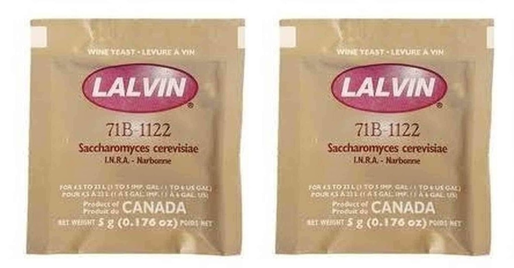 Lalvin 71B- 1122 Yeast (Multi, Тwo Rack)