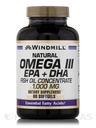 Windmill Omega 3 Fish Oil 1000 mg Softgels, 90