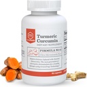 Nano Meda ® Kurkumina Turmerowa z Boswellią Xi124; 100% Biodostępna, Opatentowana Kurkuma Mikronizowana, Zwiększona Absorpcja 124; Suplement Joint Support, 60 Count