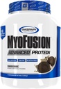 Zaawansowane białko Gaspari Nutrition Myofusion, mieszanka białka z białkiem serwatkowym, białkiem kazeinowym i białkiem izolacyjnym, białkiem niskotłuszczowym i glutenem (Cookies and Cream, 4 funt)