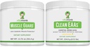 VitaMonk Muscle Guard & Clean EAA Bundle, HMB, EAA, Witamina D, Magnez, 9 Podstawowe aminokwasy dla wzrostu mięśni, Odzysk & Wydajność, Lemoniada Flavor, Brak sztucznych słodzików