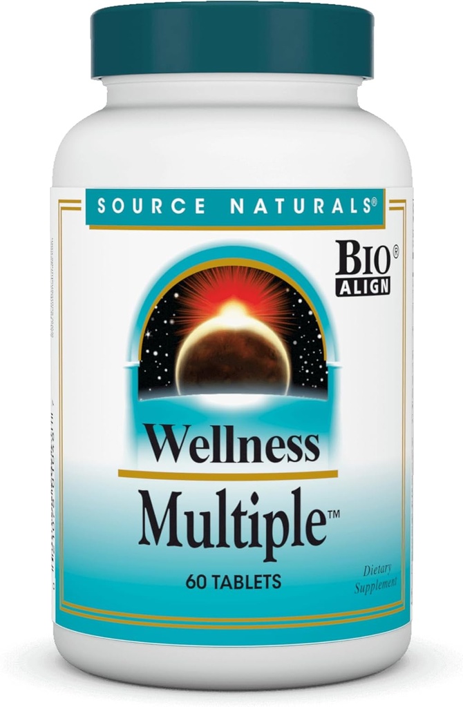 Źródło Naturals Wellness Multiple, 60 tabletek