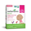 spoiwa Organic Baby Convastions Support Relieves Sporadyczne Zaparcia dla niemowląt & Toddlers, No Harsh Laxatives, USDA Certified Organic, 4 Fl Oz (Pack of 2), 6 Miesiące +