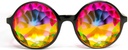 GlobFX Xtra Lite Kalejdoskop Okulary 124; Lekkie szkło Crystal EDM Festival Okulary dyfrakcji