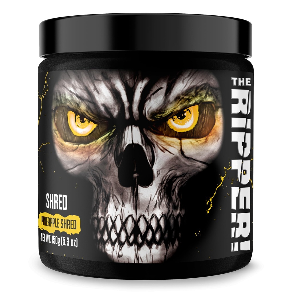 JNX SPORTS Rozpruwacz! Rozdrabnianie Thermogenic Fat Burner - Ananas Shred 30 Służenie 124; Zaawansowane szybkie działanie Thermogenic przedtreningi, Apetite Suppressant dla mężczyzn i kobiet