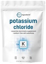 Proszek chlorku potasu, 1 KG (35 unce) do 124; substytut soli i elitarny suplement elektrolitowy do nawadniania 124; wspomaga równowagę mineralną, serce, staw i immunologiczny do 124; Wolny od napełnienia, rozpuszcza łatwo