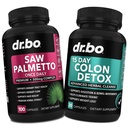 Saw Palmetto for Women Hair Loss & Colon Cleanser - DHT Blocker for Women Growth & 15 Day Colon Cleanse Infostinal Detox Pills - Pure Saw Palmetto Supplement Hair Suppless Buwel Movel kapsułki