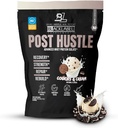 BLACKETYKA Suplementy Post Hustle Post Workout Protein Powder, 30 Słupki - NSF Certified for Sport Serwatka Isolate Protein Powder z żołądkowych enzymów - Cookies & Cream
