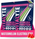 Vitalyte Electrolyte Powder Drink Mix, Isotonic Electrolyte Hydration Mix, Gluten Free Post Workout Powder Mix, Opakowanie po 2, 35 oz. Każdy, Arbuz Flavor