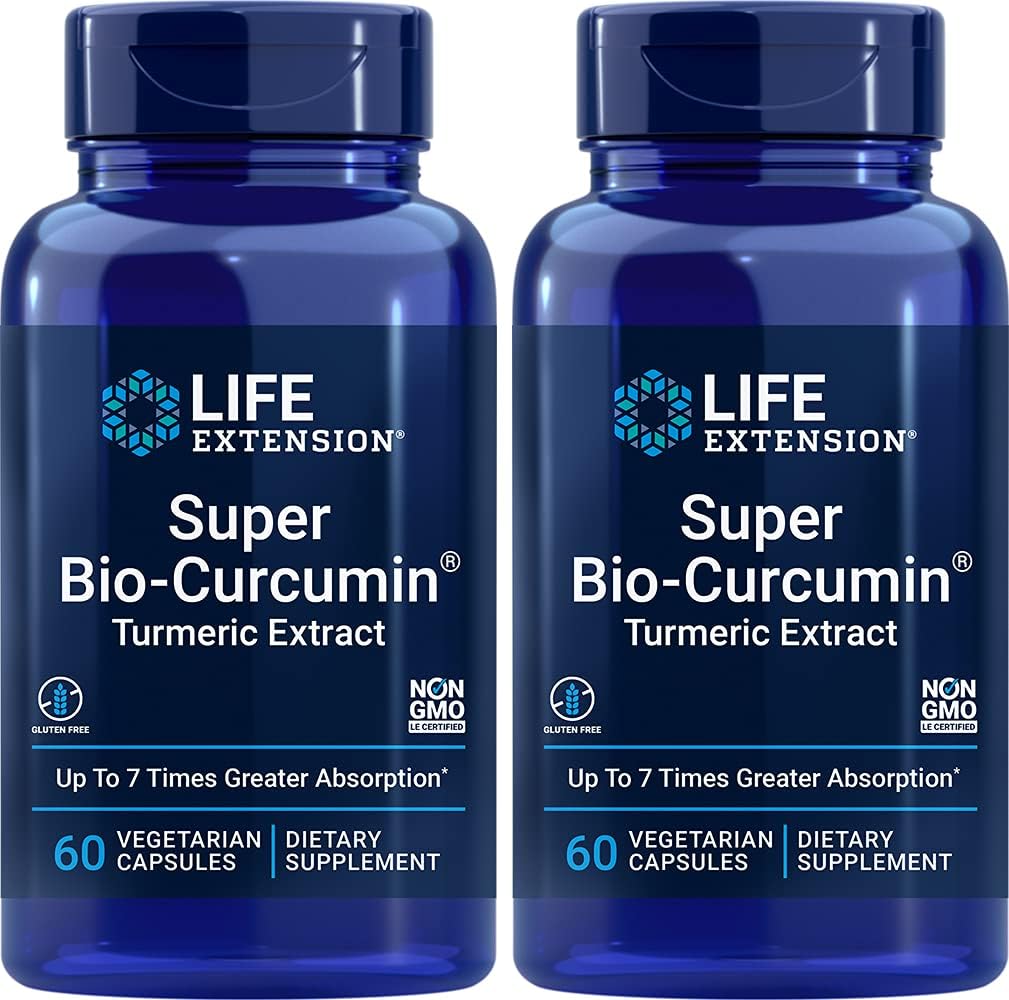 Life Extension Bio- Curcumin Elite 400 mg 60 Kapsułki wegetariańskie (2 opakowania)
