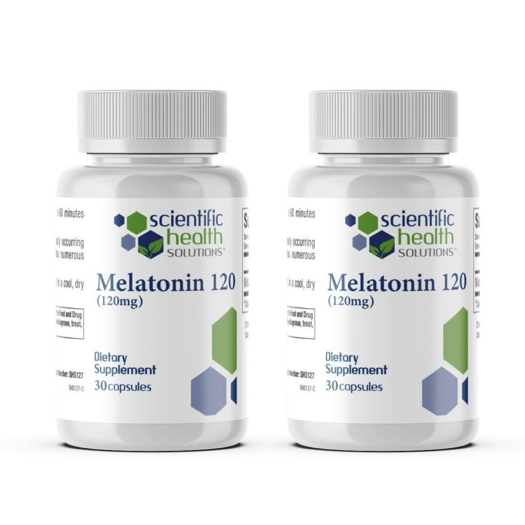 Melatonina 120mg 12 4; Melatonina jednodawkowa w kapsułkach Easyto- Połknięcie 124; Vegan, Non-GMO & Gluten- Free 124; USA- Made Extra Force (2- Pack)