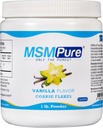 KALA ZDROWIE MSMPURE Vanilla aromat grube płatki proszku MSM - US- made MSM do wspólnego zdrowia, Wygląd skóry, i wsparcie włosów i paznokci - 1 lb, Siarka organiczna