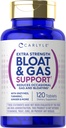 Carlyle Bloat & Gas Support dla mężczyzn i kobiet 124; 120 tabletek 124; Pigułki o dodatkowej mocy 124; Suplement z Enzymów, Turmeric, Ginger & More 124; Non-GMO & Formuła wegetariańska