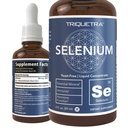 Selen - 200 µg, Selenometionina Form, 300 Servings - Wegan, Butelka szklana, Yeast Free - Sublingual Liquid Concentrat - Przeciwutleniacz, Wspiera odporność, Zdrowie tarczycy (2 oz.)