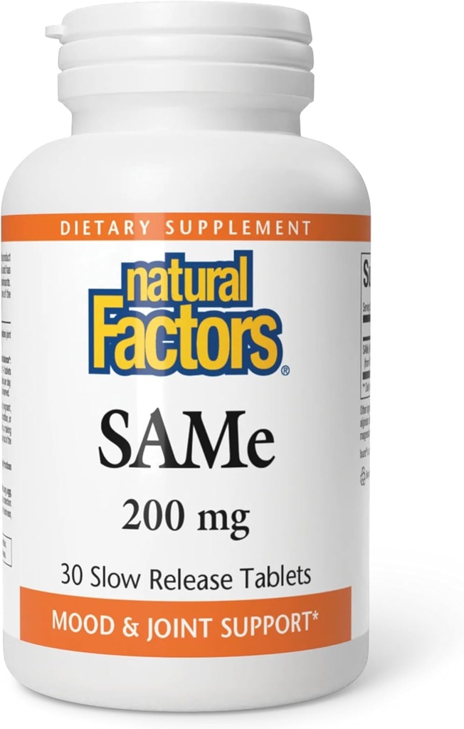 Czynniki naturalne - same 200mg, Joint & Mood Support, 30 tabletek powlekanych