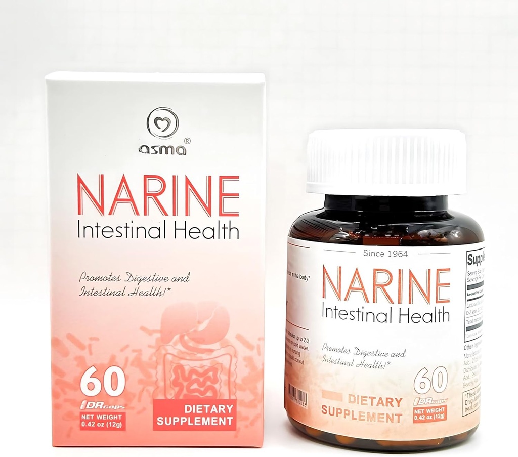 Asma Narine Intestinal Health Probiotic Supplement 60 Kapsułki Laktoza wolna