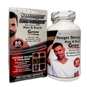 Młodszy Stronger Har i Beard Grow 100% Naturalne ekstrakty 60 tabletek