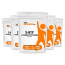 BulkSupplements.com 5- HTP Powder - 5- Hydroxytryptofan, 5 HTP Supplement - 5- HTP 200mg, Mood Supplement Supplement - Gluten Free, 200mg per Serving, 5kg (11 funtów) (Opakowanie 5)