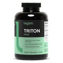 LEGION Triton Fish Oil Kapsułki - Potrójne Siła Omega 3 Zasadnicze Kwasy tłuszczowe z witaminą E i olejem cytrynowym do maksymalnej absorpcji, świeżości i czystości - 2400mg EPA & DHA Per Serving, 30 Svgs