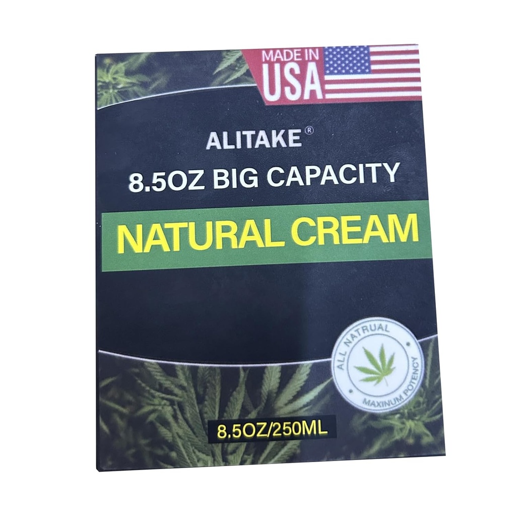 8.5 oz Natural Cream, duża pojemność - All- Natural Formula - Absorbs szybko