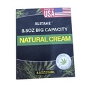 8.5 oz Natural Cream, duża pojemność - All- Natural Formula - Absorbs szybko