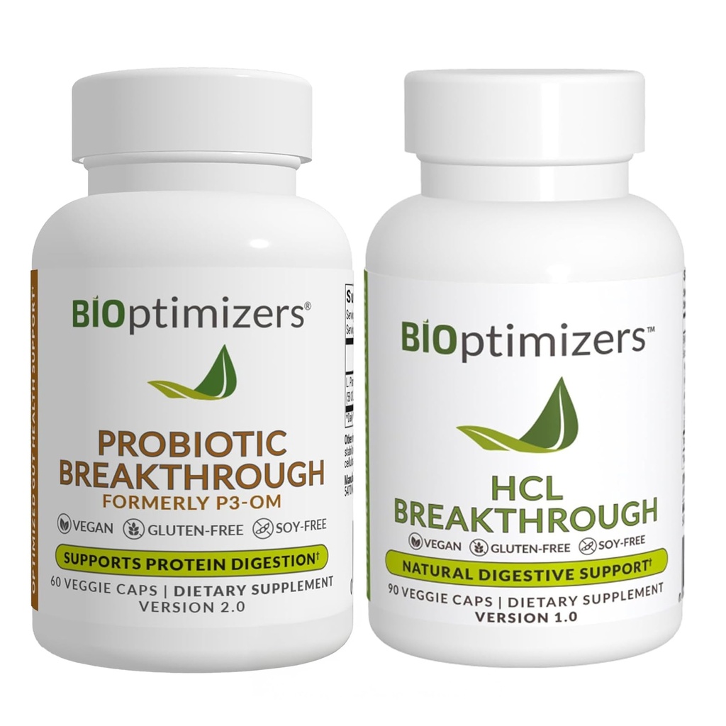 BiOptymalizatory - P3-OM (60 kapsułek) i HCL Breakthrough (90 kapsułek)
