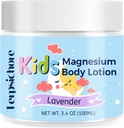 Magnezu Lotion dla dzieci Sleep & Calm: Natural Bedtime Lotion Relaxation & Relieves Stress - Topical Magnezu Cream z Soothing Lavender, Shea Butter, Witamina E - dla niemowląt, Toddlers & Juniors