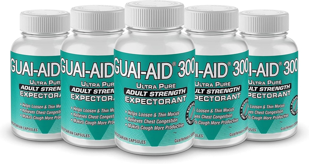 500 GUAI- AID ® Over- The- Counter Guaifenesin 300mg Veg. Kapsułki