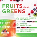 Owoce i zieleń Organiczny Probiotyczny proszek: 30 Sługi dla mężczyzn i kobiet. Wegan z 10 Miliard CFU, Spirulina, Kale, Szpinak, Chlorella, Elderberry, Enzymy Żywieniowe - Probiotyki