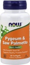 Ekstrakt Pygeum & Saw Palmetto, 25 mg / 80 mg, 60 Sgels by Now Foods (Opakowanie po 2)