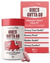 Legendairy Milk Girl 's Gotta Go ™ - UTI Support Supplement - Urynary Tract Health for Women - UTI Relief dla kobiet z żurawiną wolną od cukru i D- Mannose, 30 Służenie