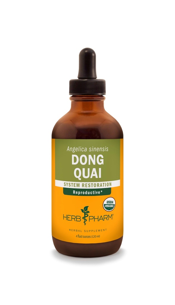 Herb Pharm Dong Quai Liquid Extract for Kobieta Reproductive System Support - 4 unce