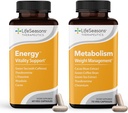 Metabolizm Kontrola masy ciała i energii Suplement wzmacniający - Naturalny Appetite Supressant - Odżywki - Zielona herbata, Fasola kawa, Chrom, Cacao & Theobromine - 130 Kapsułki