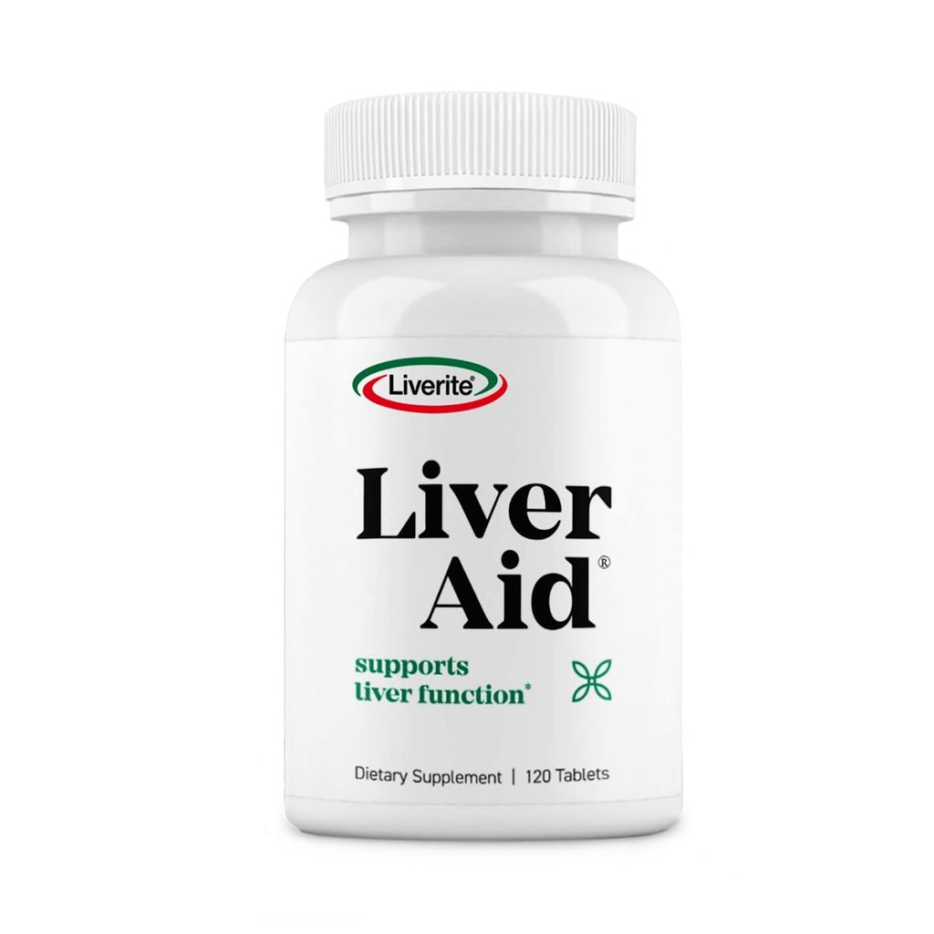 Limfonite Liver Aid 120 Tablets, Wspomaga zdrowe czynności wątroby, Pomoc i Pielęgnacja wątroby, Pomaga utrzymać poziom energii.