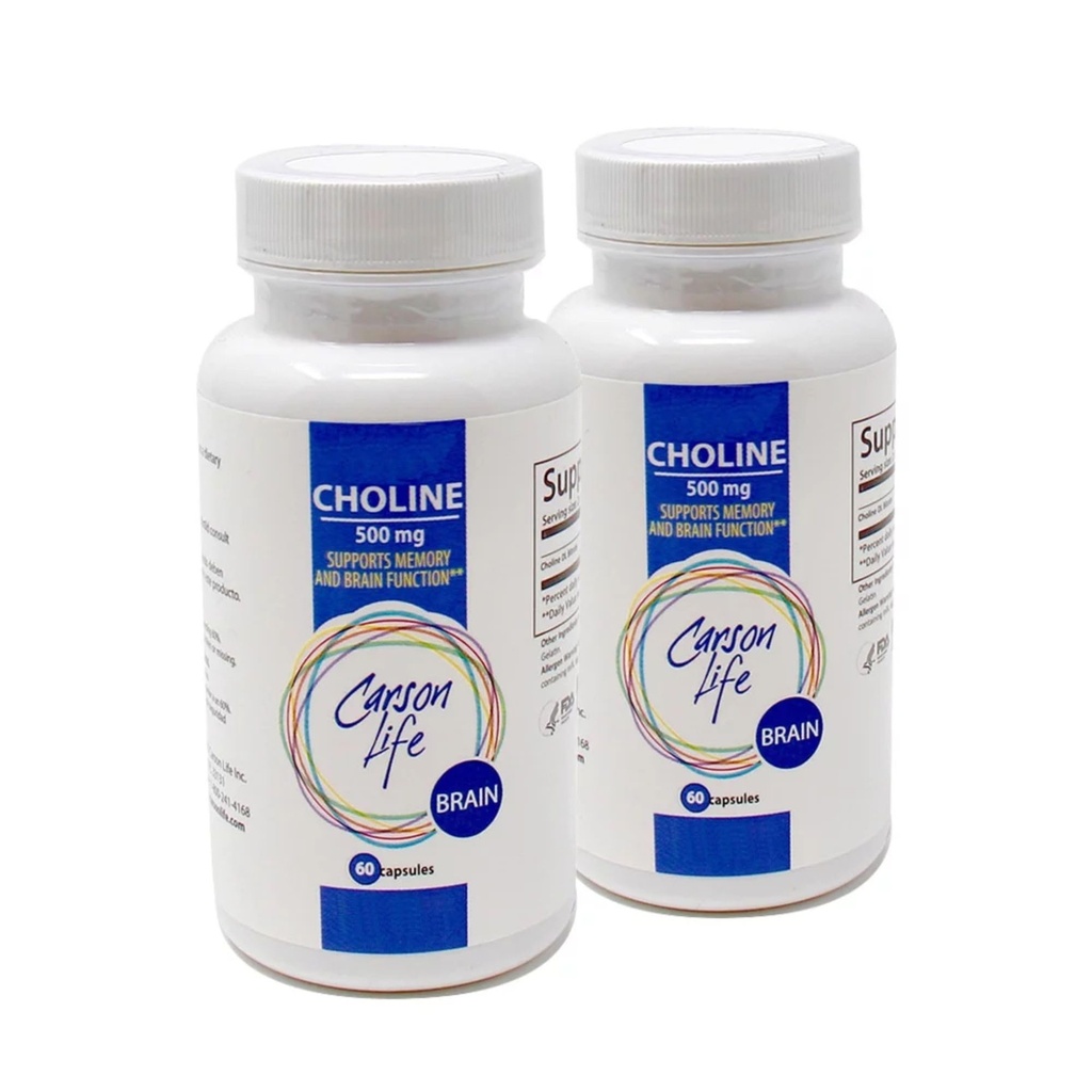 Carson Life Choline - 60 kapsułek - 2 opakowania