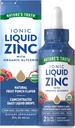 Nature 's Truth Jonic Liquid Cynk Supplement Equipment 124; 2 fl oz Equipment 124; with Organic Glycerin Equipment 124; USDA Organic Equipment 124; Vegan, Non-GMO & Gluten Free